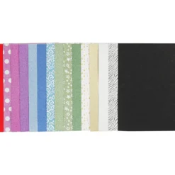 Glitterpapper i block, A4, ark 210x297 mm, 150 g, 30 ark/ 1 st.