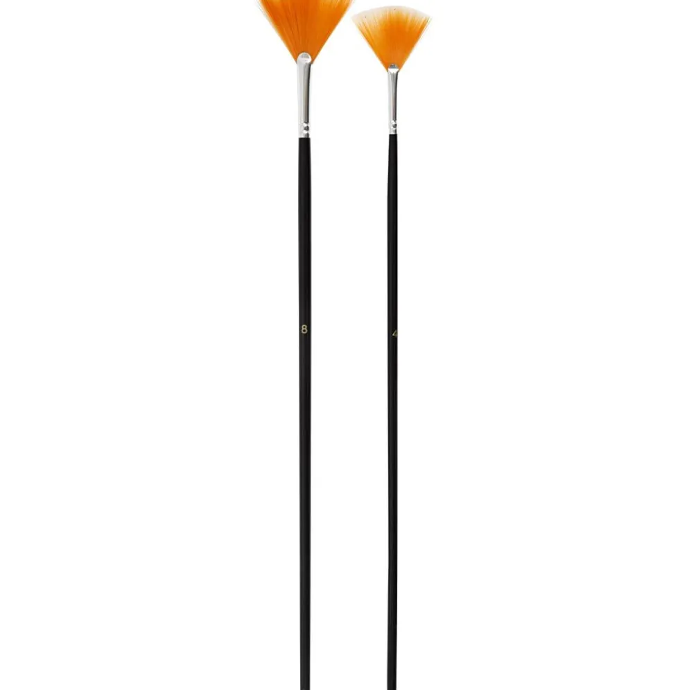 Gold Line Penslar, nr. 4+8, L: 29-30 cm, B: 2-3 mm, Fläkt, 2 st./ 1 förp.