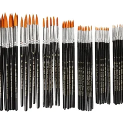 Gold Line-penslar, nr. 1+2+4+8+12+18+22, L: 17-21 cm, B: 1-7 mm, runda, 7x12 st./ 1 förp.
