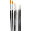 Gold Line-penslar, nr. 0+1+2+4+8+12+18+22, L: 16,5-21 cm, B: 1-8 mm, runda, 8 st./ 1 förp.