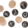 Gör-det-själv-memoryspel, Dia. 5 cm, natur, 1 set