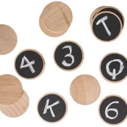 Gör-det-själv-memoryspel, Dia. 5 cm, natur, 1 set