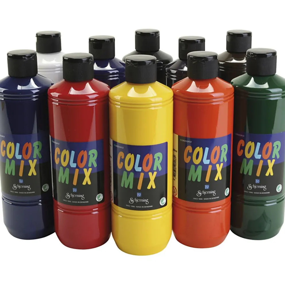 Greenspot Colormix, mixade färger, 10x500 ml/ 1 förp.