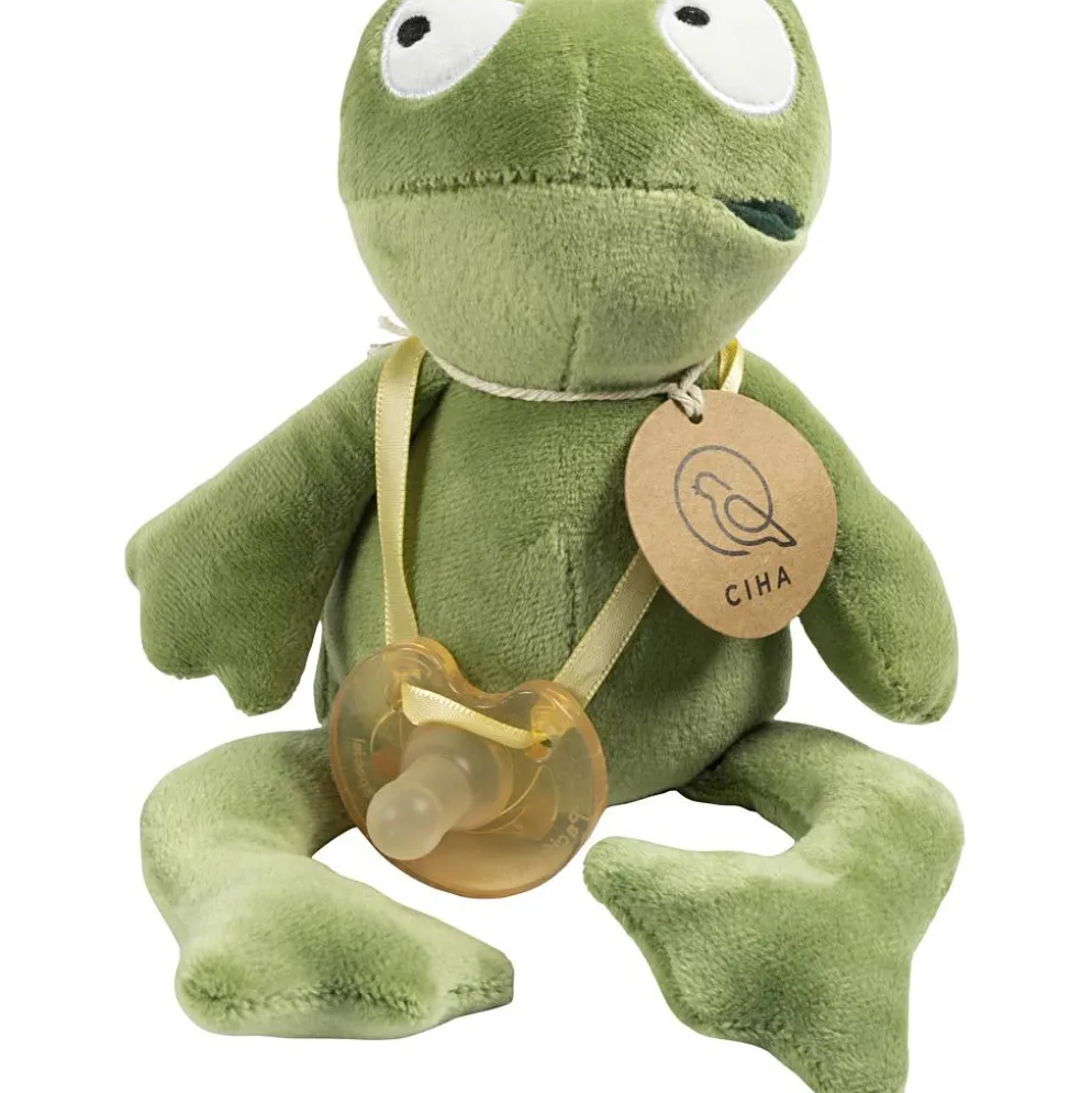 Grodan med napp, stl. 16x10 cm, 1 st.