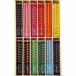 Groove Slim färgpennor, L: 18 cm, kärna 3,3 mm, mixade färger, 12x12 st./ 1 förp.