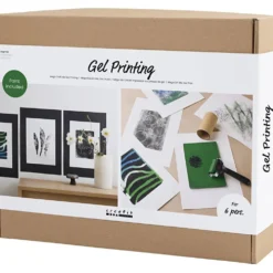 Grupp DIY Kit Geltryck, Färgstarka tryck, 1 förp.