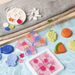 Grupp DIY Kit Tvåltillverkning, blå, grön, orange, rosa, 1 förp.