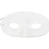 Halvmaske, H: 9,5 cm, B: 18,5 cm, vit, 10 st./ 1 förp.