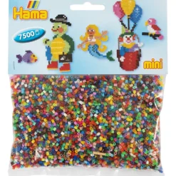 Hama MINI rörpärlor, stl. 2,5x2,5 mm, mini, 7500 st./ 1 förp.
