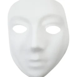 Helmasker, H: 17,5 cm, B: 14 cm, vit, 12 st./ 1 förp.