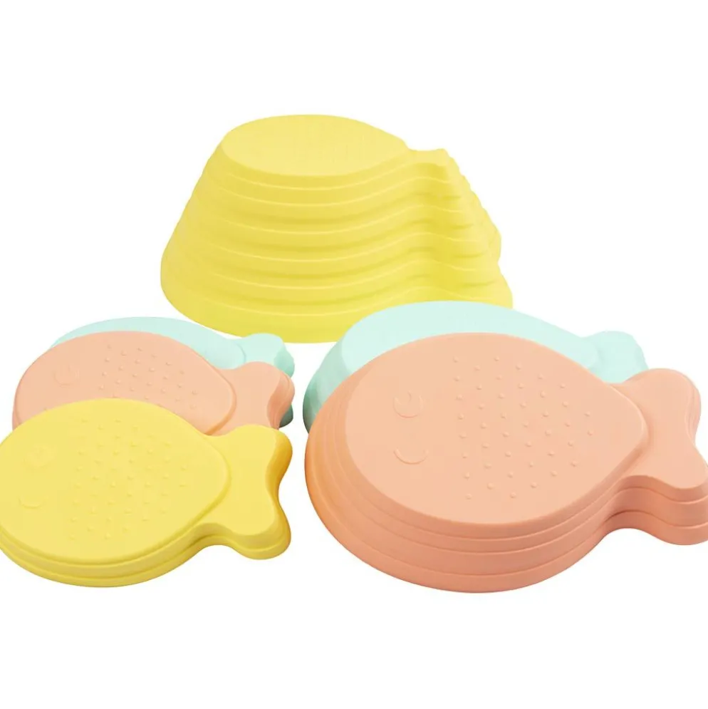 Hilltops balanshoppstenar, fiskformade, H: 21 cm, L: 39 cm, B: 27 cm, ca. max. 60 kg, 6 st./ 1 förp.