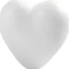 Hjärtan, H: 6 cm, D: 3 cm, B: 6 cm, vit, 50 st./ 1 förp.