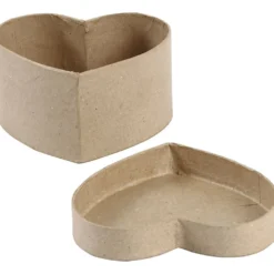 Hjärtask, H: 6 cm, stl. 11,5x11,5 cm, 1 st.