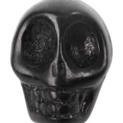 Howlite, Dia. 12 mm, Hålstl. 1,5 mm, svart, 32 st./ 1 förp.