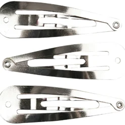 Hårspännen, L: 45 mm, B: 14 mm, silverfärgad, 10 st./ 1 förp.
