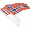 Hurraflagga, norska, stl. 20x25 cm, 25 st./ 1 st.