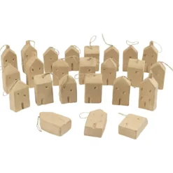 Hus, H: 9,5-12 cm, L: 5,5-6,5 cm, B: 3 cm, 24 st./ 1 förp.