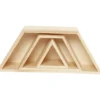 Hyllor, H: 8+10+12 cm, B: 9+18+29 cm, 1 set