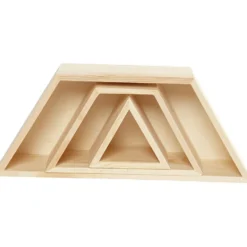 Hyllor, H: 8+10+12 cm, B: 9+18+29 cm, 1 set
