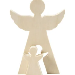 2i1 figur, änglar, H: 7,8+20 cm, D: 2 cm, B: 4,5+14,3 cm, 1 set