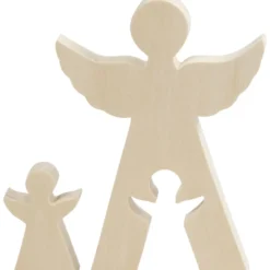 2i1 figur, änglar, H: 7,8+20 cm, D: 2 cm, B: 4,5+14,3 cm, 1 set