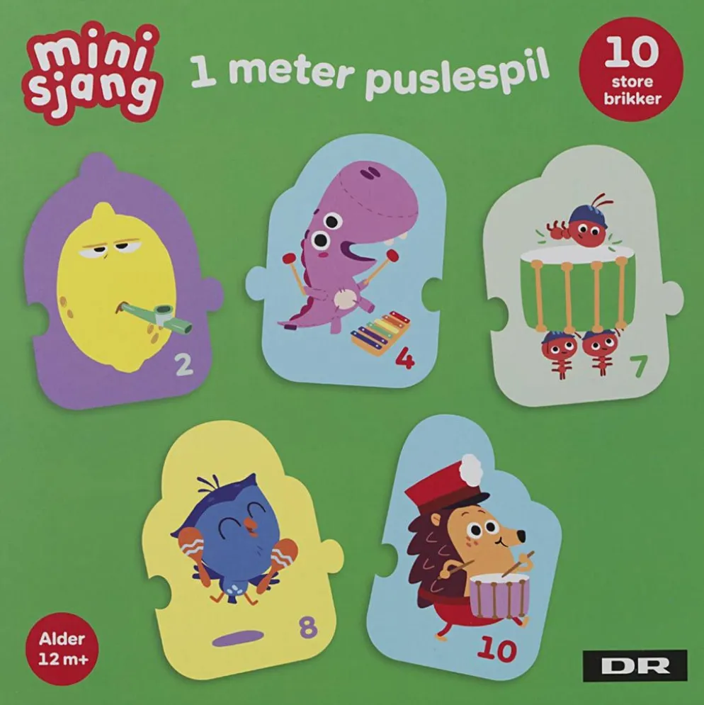 Igelkotten Borste pussel, L: 1 m, 10 brickor, 1 st./ 1 förp.