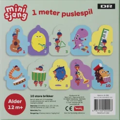 Igelkotten Borste pussel, L: 1 m, 10 brickor, 1 st./ 1 förp.