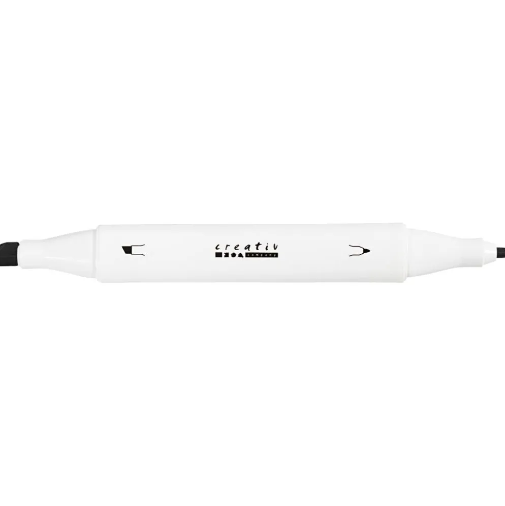 Illustration marker, spets 1+8 mm, pastellfärger, standardfärger, 24 st./ 1 förp.