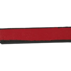 Imiterat Läderband, B: 10 mm, tjocklek 3 mm, röd, 1 m/ 1 förp.