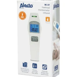 Infraröd panntermometer med belyst LCD-display, 1 st.