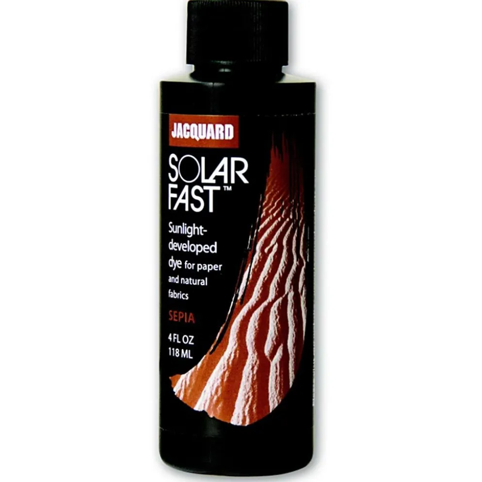 Jacquard Solarfast – Ljuskänslig färg, sepia (111), 118 ml/ 1 flaska
