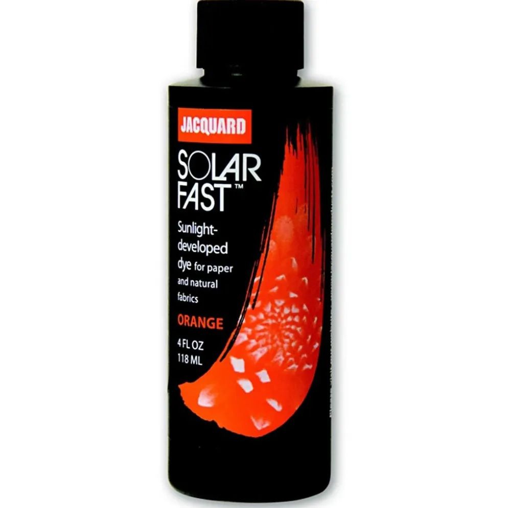 Jacquard Solarfast – Ljuskänslig färg, orange (101), 118 ml/ 1 flaska
