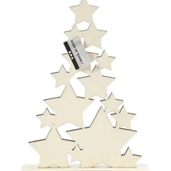 Julgran, H: 29,8 cm, D: 4 cm, B: 21,5 cm, 1 st.