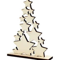 Julgran, H: 19,6 cm, D: 4 cm, B: 14,7 cm, 1 st.