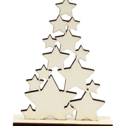 Julgran, H: 19,6 cm, D: 4 cm, B: 14,7 cm, 1 st.
