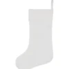 Julstrumpa, H: 40 cm, B: 26 cm, 210 g, vit, 12 st./ 1 förp.
