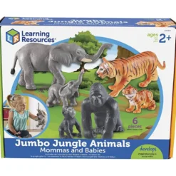 Jumbo djungeldjur, Mor och barn, 6 st., 1 förp.