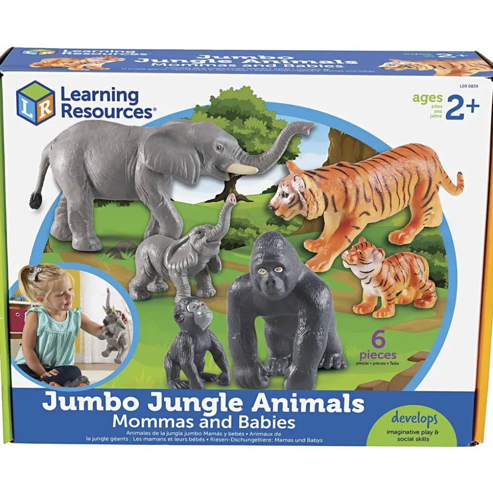Jumbo djungeldjur, Mor och barn, 6 st., 1 förp.