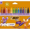 Jumbo filtpennor för barn, spets 1-4 mm, mixade färger, 12 st./ 1 förp.