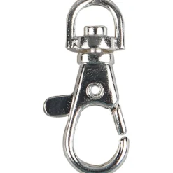 Karbinhakar, H: 3,7 cm, B: 1,4 cm, Dia. 37 mm, försilvrad, 15 st./ 1 förp.