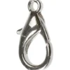 Karbinhake, L: 18 mm, försilvrad, 4 st./ 1 förp.
