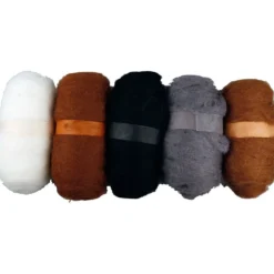 Kardad Ull, natur, 5x100 g/ 1 förp.