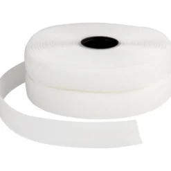 Kardborreband, B: 20 mm, vit, 5 m/ 1 rl.