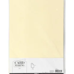 Kartong, A4, ark 210x297 mm, 210 g, pastellgul, 10 ark/ 1 förp.