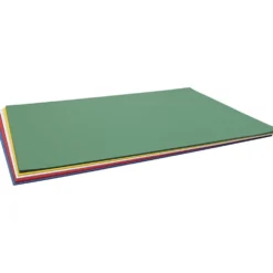 Kartong, ark 50x70 cm, 220 g, mixade färger, 100 ark/ 1 förp.