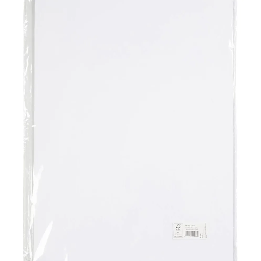 Kartong, ark 460x640 mm, 210-220 g, vit, 25 ark/ 1 förp.