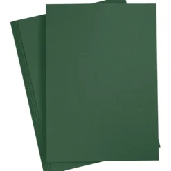 Kartongpapper, A4, ark 210x297 mm, 180 g, mörkgrön, 20 ark/ 1 förp.
