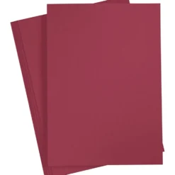 Kartongpapper, A4, 180 g, mörkröd, 25 ark/ 1 förp.