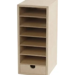Kartongreol, H: 31,5 cm, D: 18 cm, B: 14 cm, A6, 1 st.