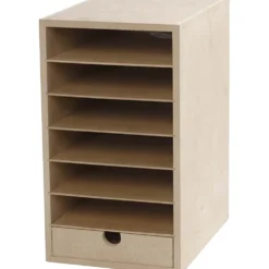 Kartongreol, H: 31,5 cm, D: 24,5 cm, B: 18 cm, A5, 1 st.